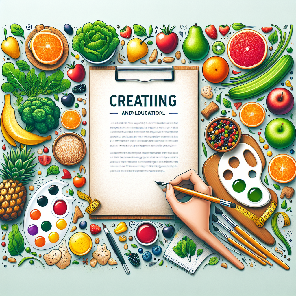 Kreativitas di Balik Poster Makanan Sehat yang Edukatif dan Menarik